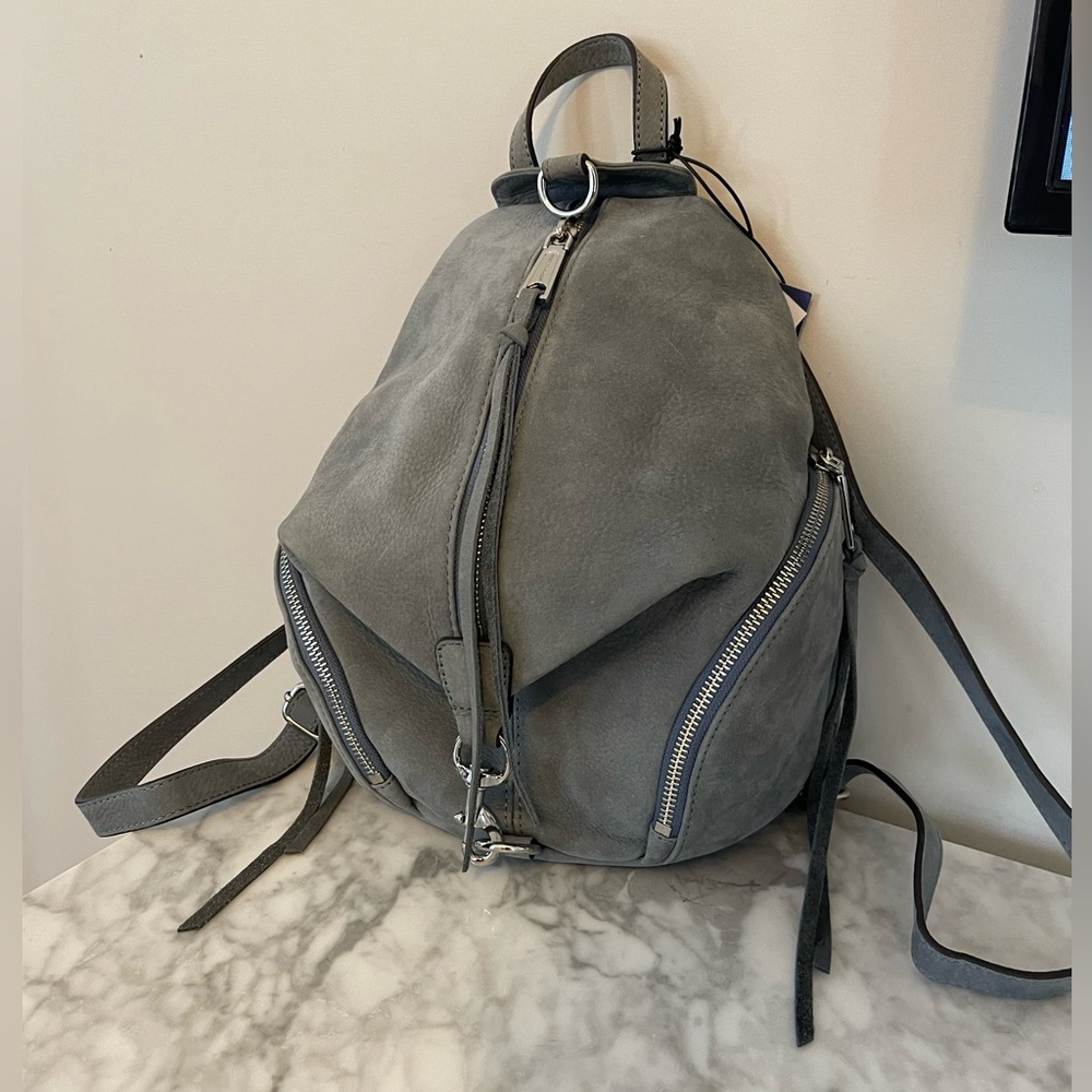 MEDIUM JULIAN BACKPACK IN DUSTY BLUE
